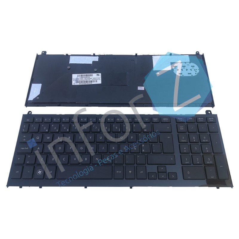 Clavier HP Probook 4520s / 4525s - Disposition QWERTZ Allemand - Noir - Neuf (ouvert)