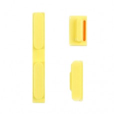 Set de Botões (ON/OFF, Volume e Silencio) iPhone 5C Amarelo